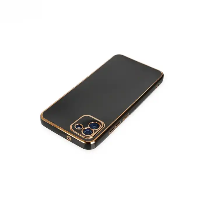 Samsung Galaxy A03 Kılıf Volet Silikon - Siyah