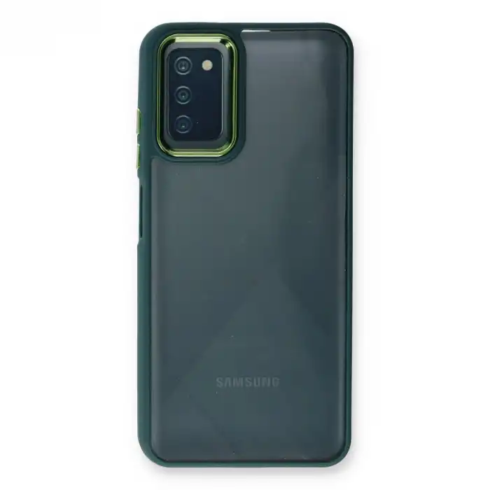 Samsung Galaxy A03s Kılıf Dora Kapak - Haki Yeşil