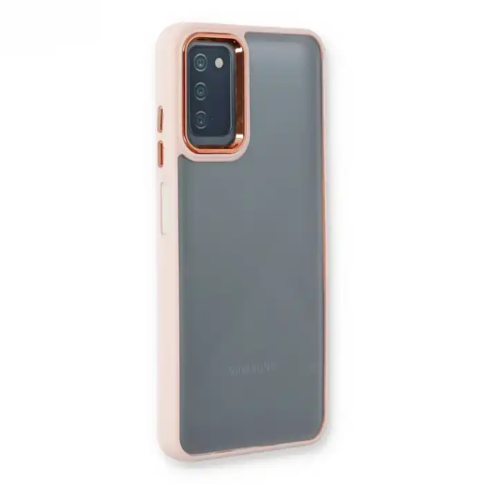 Samsung Galaxy A03s Kılıf Dora Kapak - Pudra