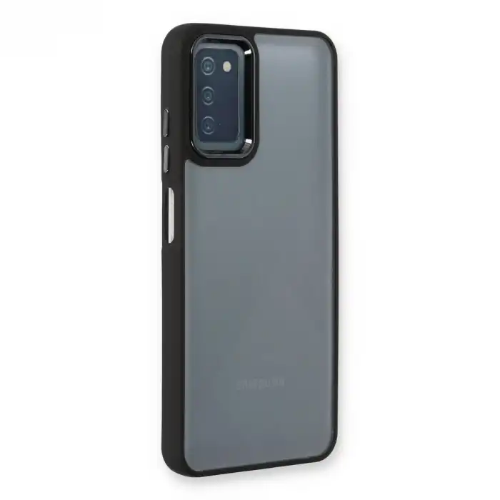 Samsung Galaxy A03s Kılıf Dora Kapak - Siyah