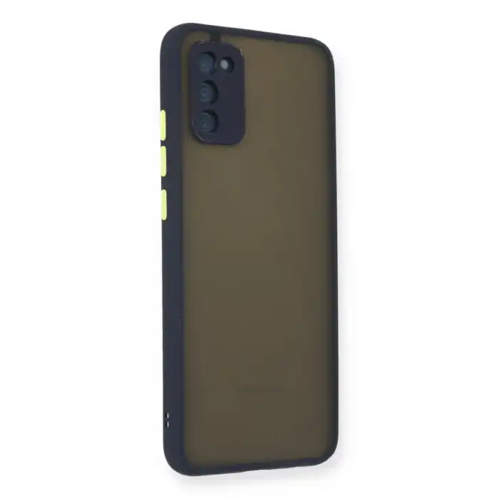 Samsung Galaxy A03s Kılıf Montreal Silikon Kapak - Lacivert