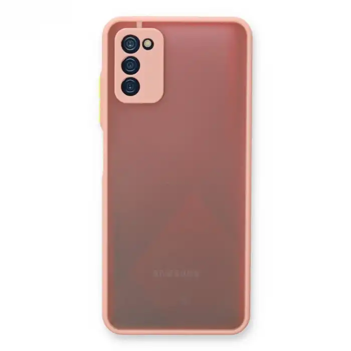 Samsung Galaxy A03s Kılıf Montreal Silikon Kapak - Pembe