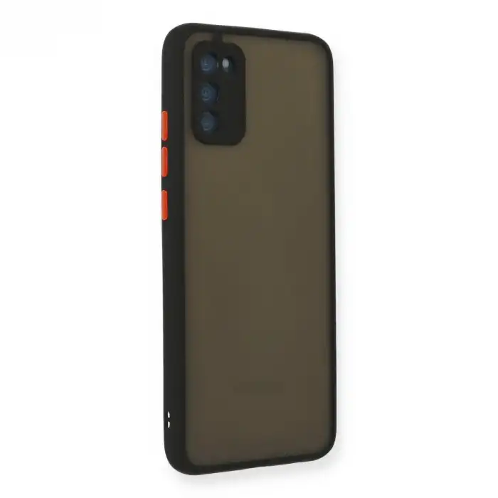 Samsung Galaxy A03s Kılıf Montreal Silikon Kapak - Siyah