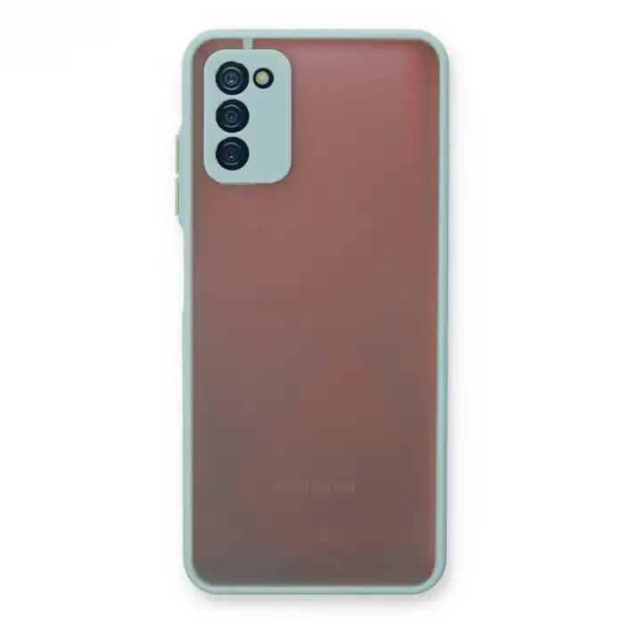 Samsung Galaxy A03s Kılıf Montreal Silikon Kapak - Turkuaz
