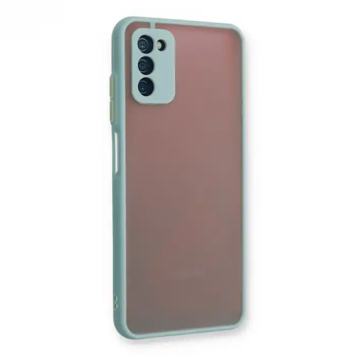 Samsung Galaxy A03s Kılıf Montreal Silikon Kapak - Turkuaz