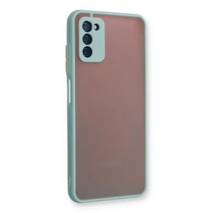 Samsung Galaxy A03s Kılıf Montreal Silikon Kapak - Turkuaz