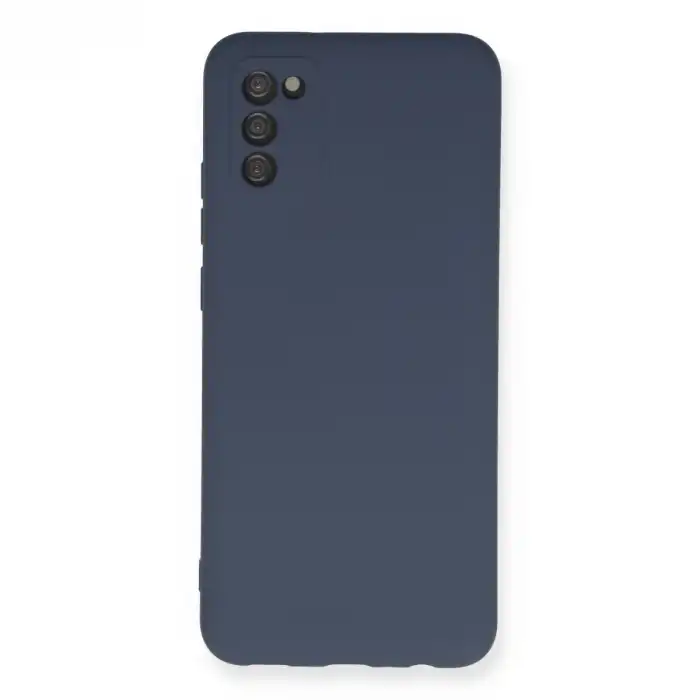Samsung Galaxy A03s Kılıf Nano İçi Kadife Silikon - Gri