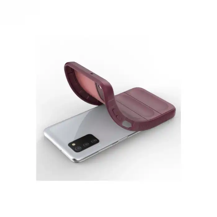 Samsung Galaxy A03s Kılıf Optimum Silikon - Bordo