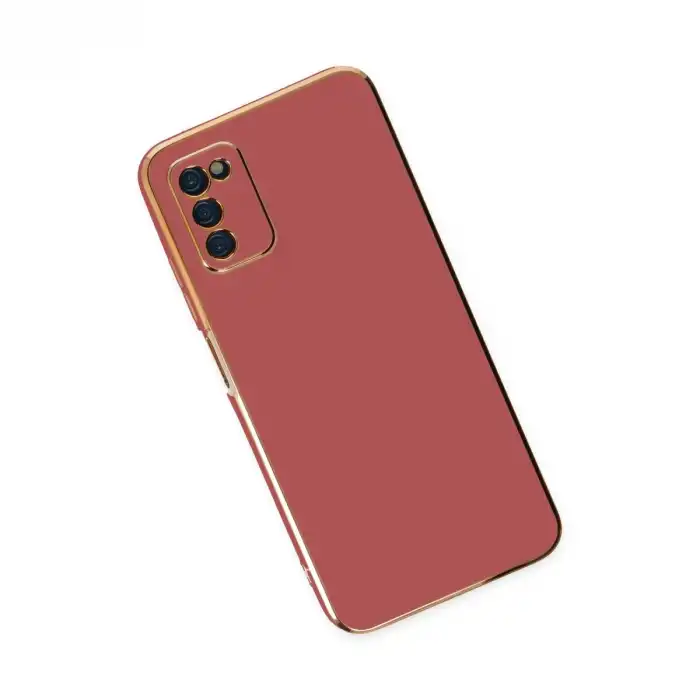 Samsung Galaxy A03s Kılıf Volet Silikon - Kırmızı