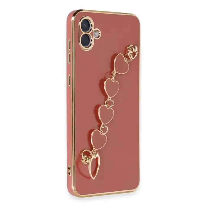 Samsung Galaxy A04 Kılıf Esila Silikon - Kırmızı