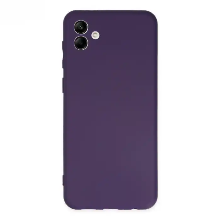 Samsung Galaxy A04 Kılıf First Silikon - Mor
