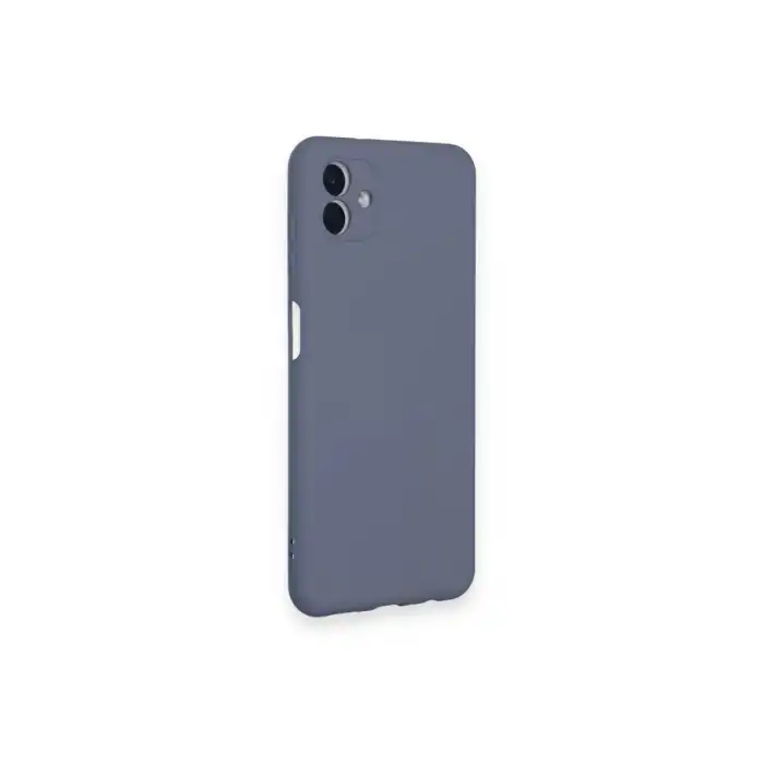 Samsung Galaxy A04 Kılıf Nano İçi Kadife Silikon - Gri