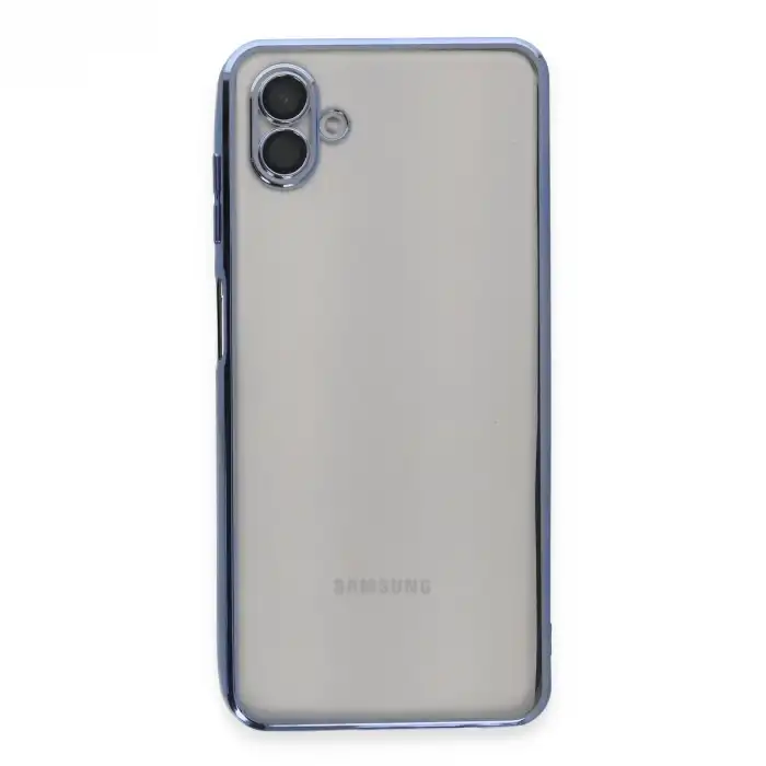 Samsung Galaxy A04 Kılıf Razer Lensli Silikon - Açık Mavi