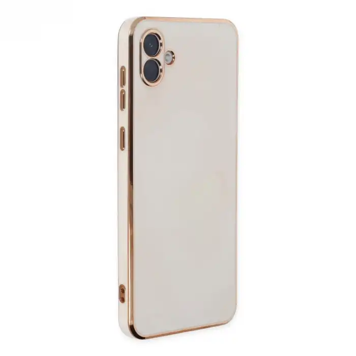Samsung Galaxy A04 Kılıf Volet Silikon - Beyaz