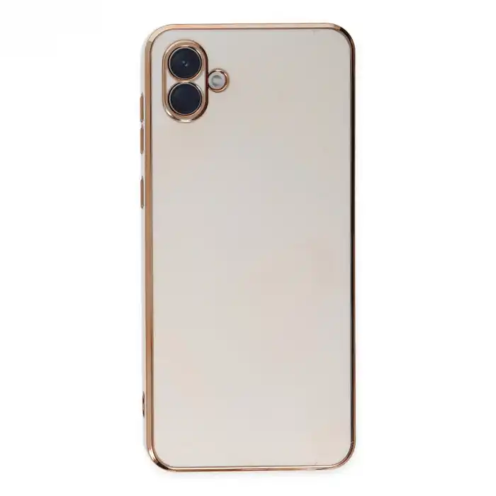 Samsung Galaxy A04 Kılıf Volet Silikon - Beyaz
