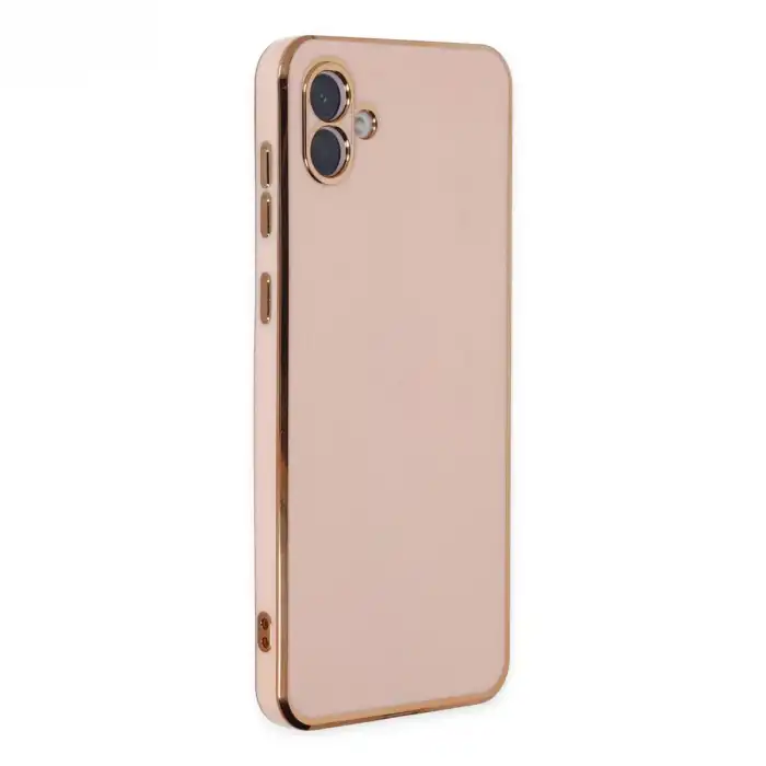 Samsung Galaxy A04 Kılıf Volet Silikon - Pembe