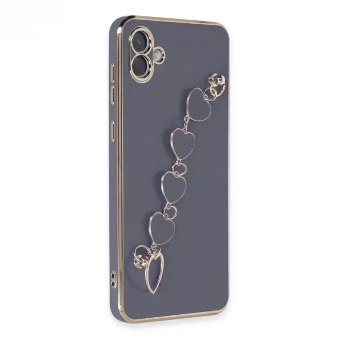 Samsung Galaxy A04e Kılıf Esila Silikon - Gri