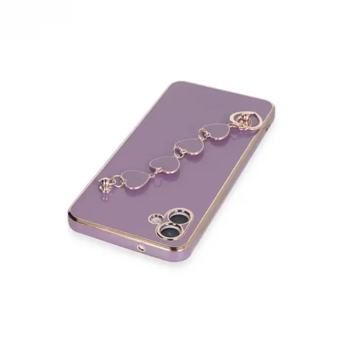 Samsung Galaxy A04e Kılıf Esila Silikon - Mor