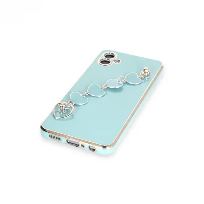 Samsung Galaxy A04e Kılıf Esila Silikon - Su Yeşili