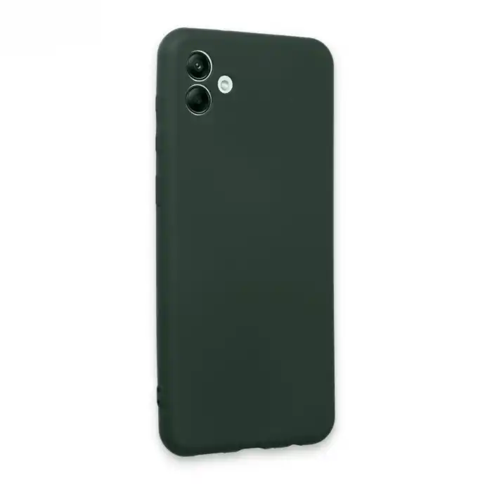 Samsung Galaxy A04e Kılıf First Silikon - Koyu Yeşil