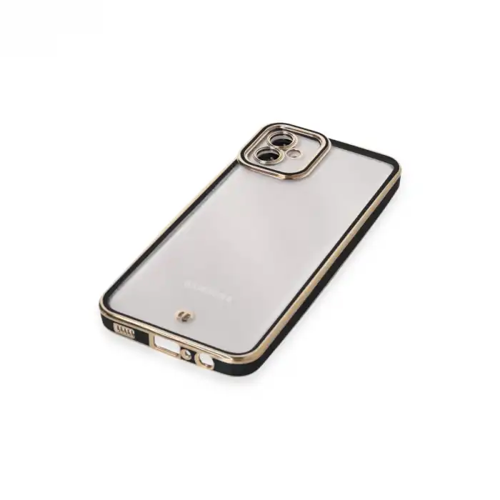 Samsung Galaxy A04e Kılıf Liva Lens Silikon - Siyah