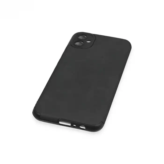 Samsung Galaxy A04e Kılıf Loop Deri Silikon - Siyah