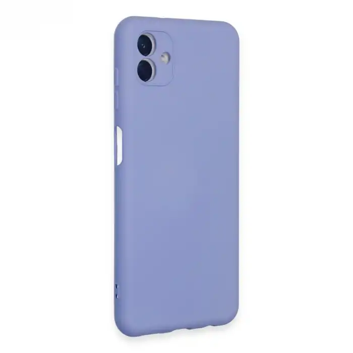 Samsung Galaxy A04e Kılıf Nano İçi Kadife Silikon - Lila