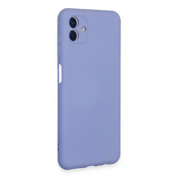 Samsung Galaxy A04e Kılıf Nano İçi Kadife Silikon - Lila