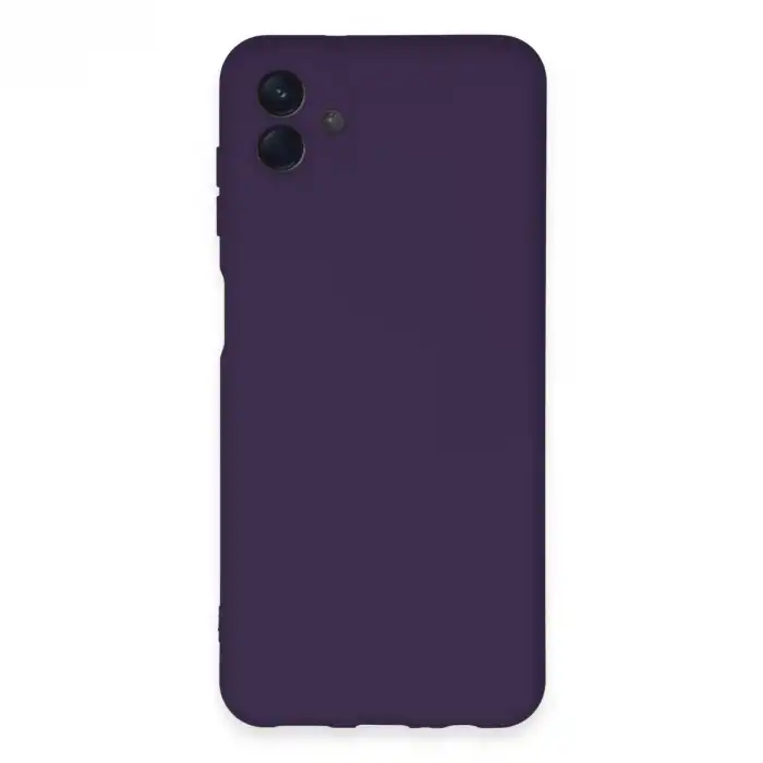 Samsung Galaxy A04e Kılıf Nano İçi Kadife Silikon - Mor