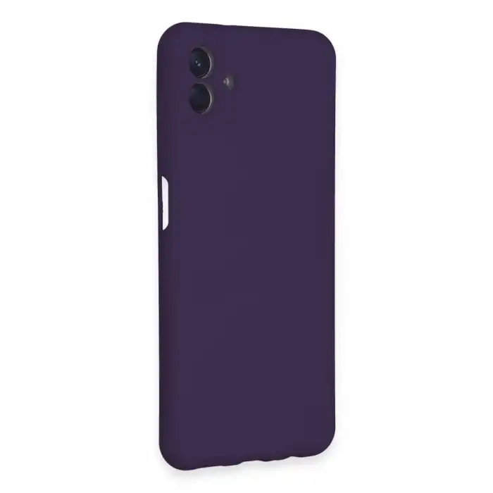 Samsung Galaxy A04e Kılıf Nano İçi Kadife Silikon - Mor