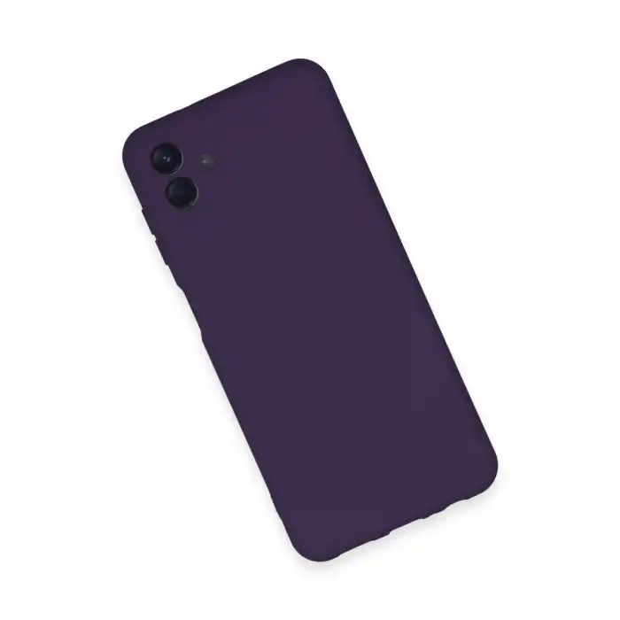 Samsung Galaxy A04e Kılıf Nano İçi Kadife Silikon - Mor