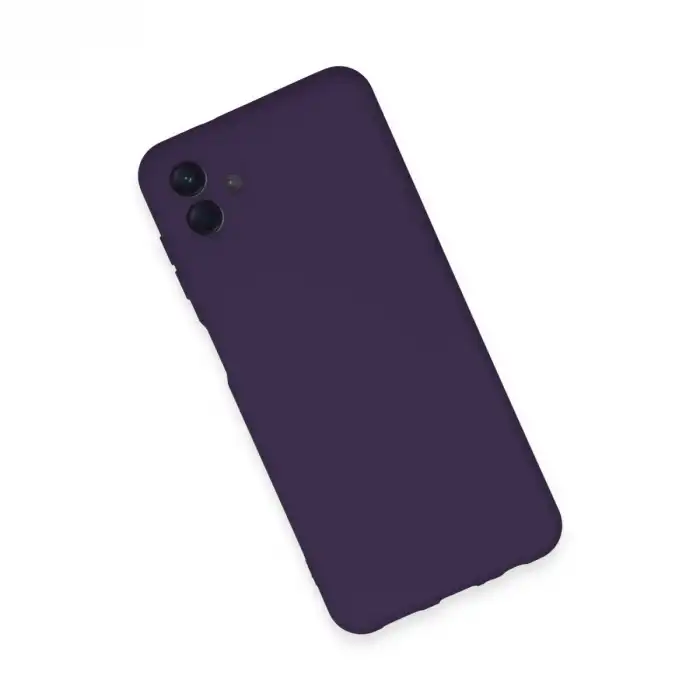 Samsung Galaxy A04e Kılıf Nano İçi Kadife Silikon - Mor