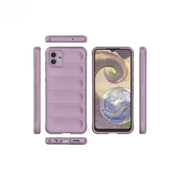 Samsung Galaxy A04e Kılıf Optimum Silikon - Mor