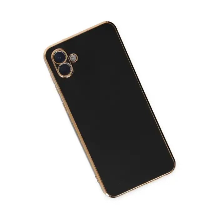 Samsung Galaxy A04e Kılıf Volet Silikon - Siyah