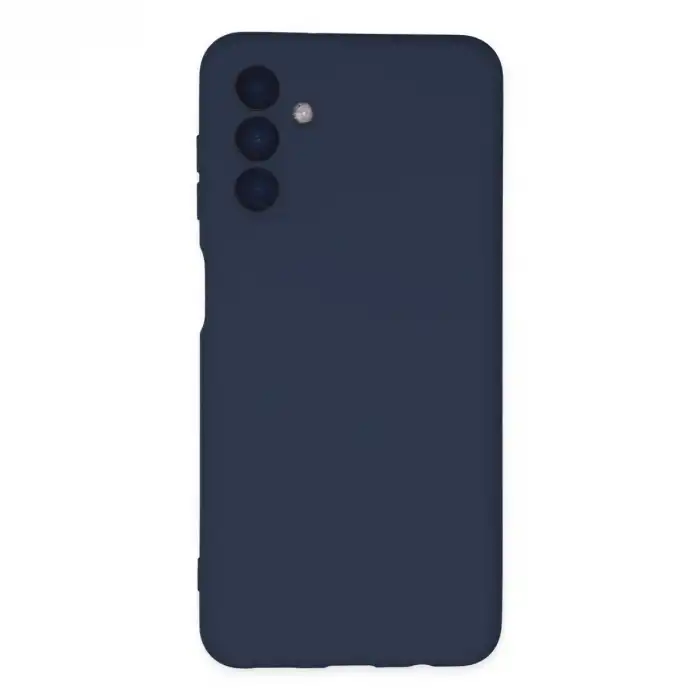 Samsung Galaxy A04s Kılıf Nano İçi Kadife Silikon - Lacivert