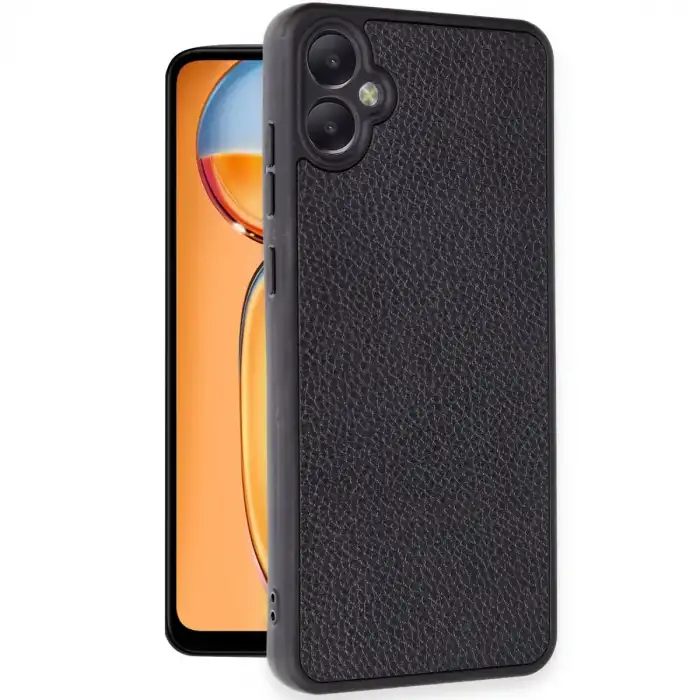 Samsung Galaxy A05 Kılıf Aras Deri Kapak - Siyah