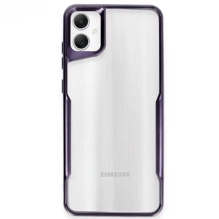 Samsung Galaxy A05 Kılıf Boyi Silikon Kapak - Derin Mor
