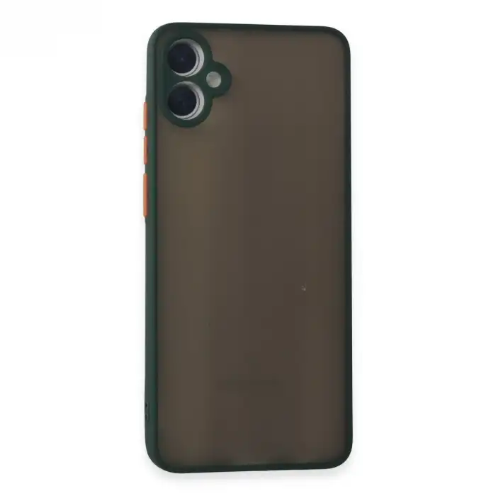 Samsung Galaxy A05 Kılıf Montreal Silikon Kapak - Yeşil