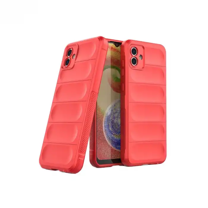 Samsung Galaxy A05 Kılıf Optimum Silikon - Kırmızı