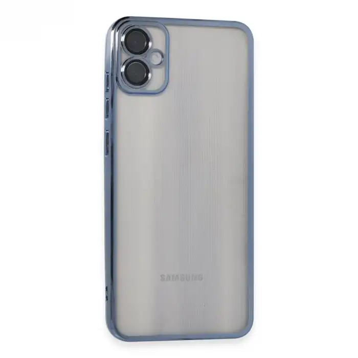 Samsung Galaxy A05 Kılıf Razer Lensli Silikon - Lacivert