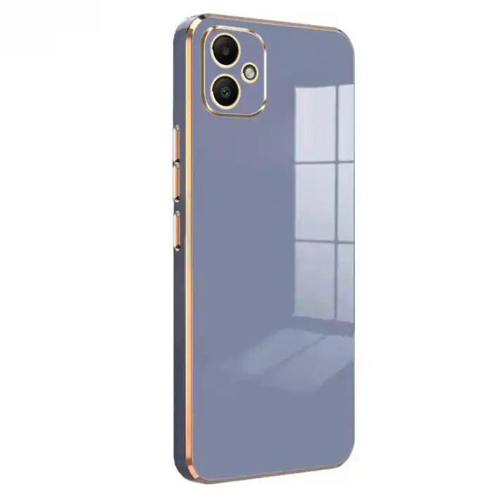 Samsung Galaxy A05 Kılıf Volet Silikon - Mavi