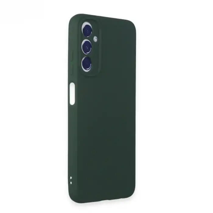 Samsung Galaxy A05s Kılıf First Silikon - Koyu Yeşil