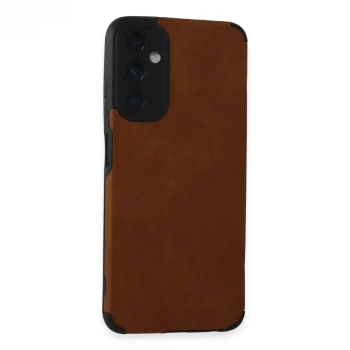 Samsung Galaxy A05s Kılıf Loop Deri Silikon - Kahverengi