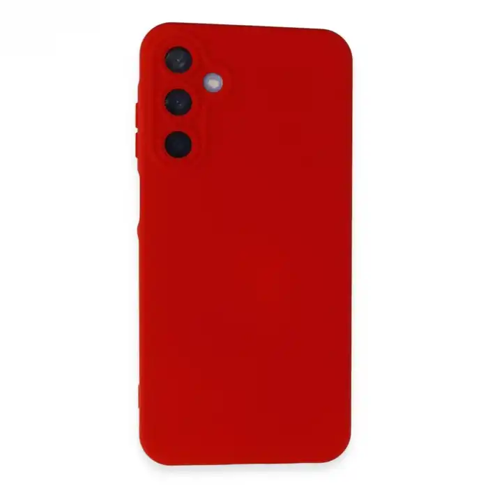 Samsung Galaxy A05s Kılıf Nano İçi Kadife Silikon - Kırmızı
