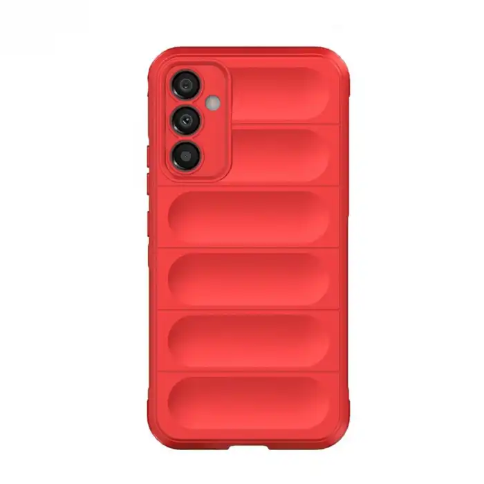 Samsung Galaxy A05s Kılıf Optimum Silikon - Kırmızı