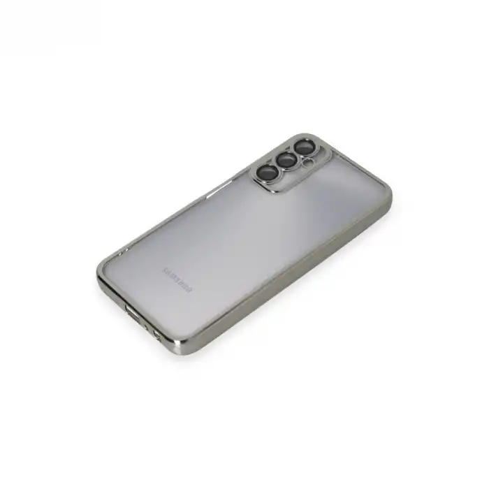 Samsung Galaxy A05s Kılıf Razer Lensli Silikon - Gümüş