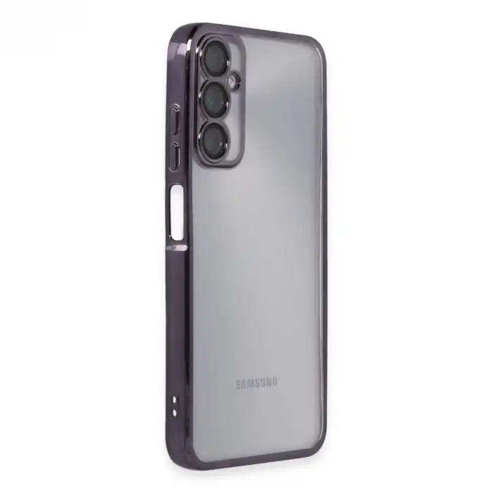 Samsung Galaxy A05s Kılıf Razer Lensli Silikon - Mor