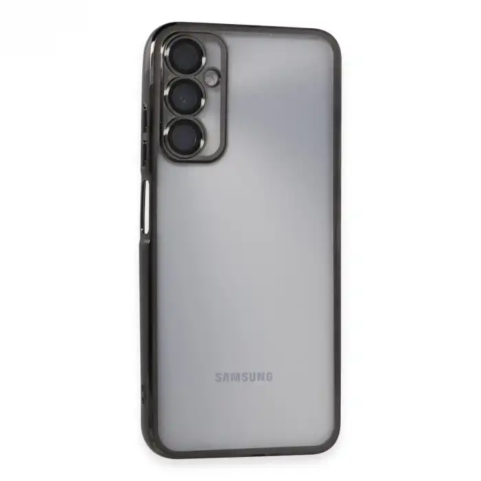 Samsung Galaxy A05s Kılıf Razer Lensli Silikon - Siyah
