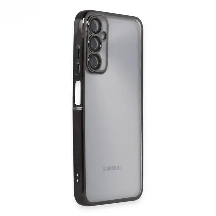 Samsung Galaxy A05s Kılıf Razer Lensli Silikon - Siyah