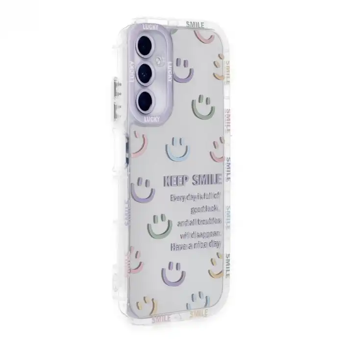 Samsung Galaxy A05s Kılıf Reflexion Desenli Kapak - Desen 2